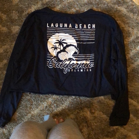Long sleeve crop top - Picture 2 of 3